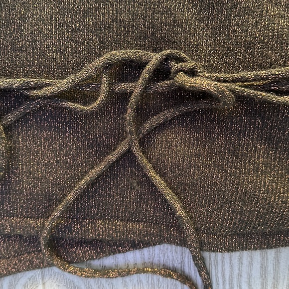 Vintage Sparkly Wrap Sweater- Like new - Picture 3 of 5